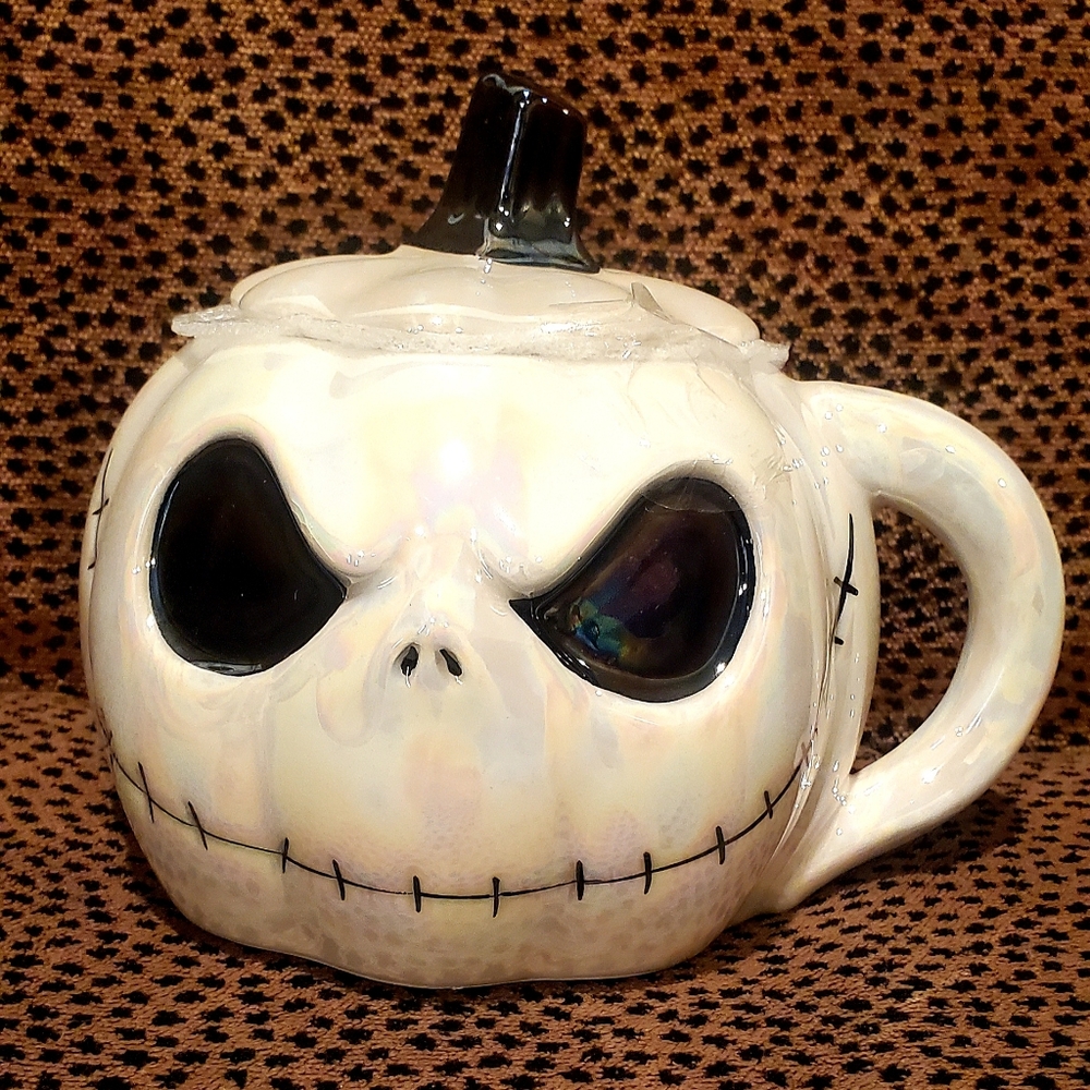 Nightmare Before Christmas Jack Skellington Mug with Lid